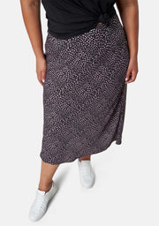 Catalina Print Midi Skirt