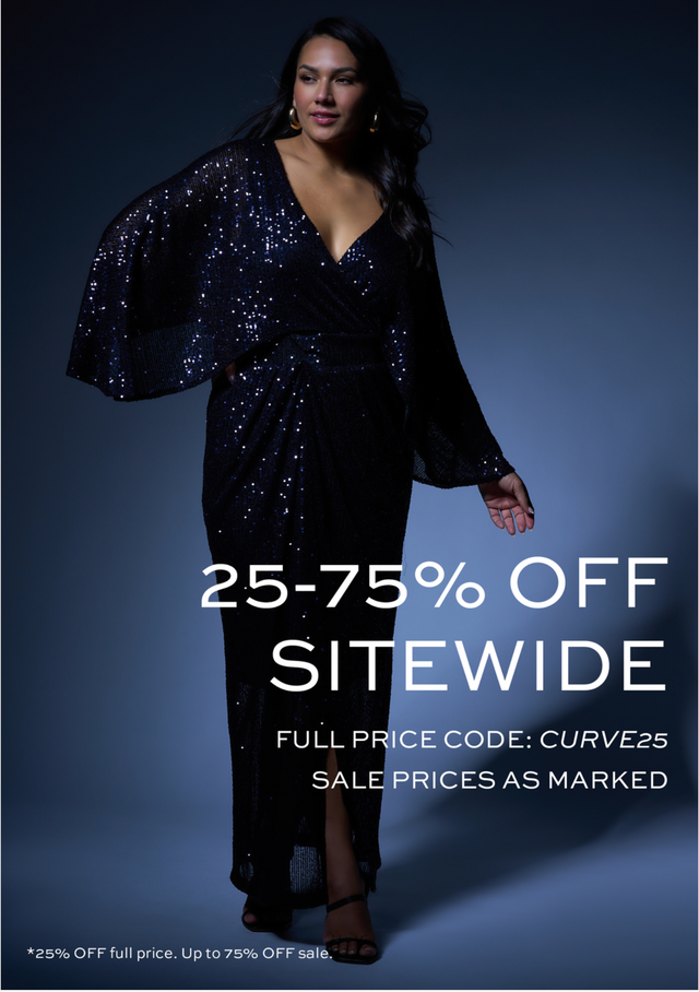 25% OFF FULL PRICE - CODE CURVE25