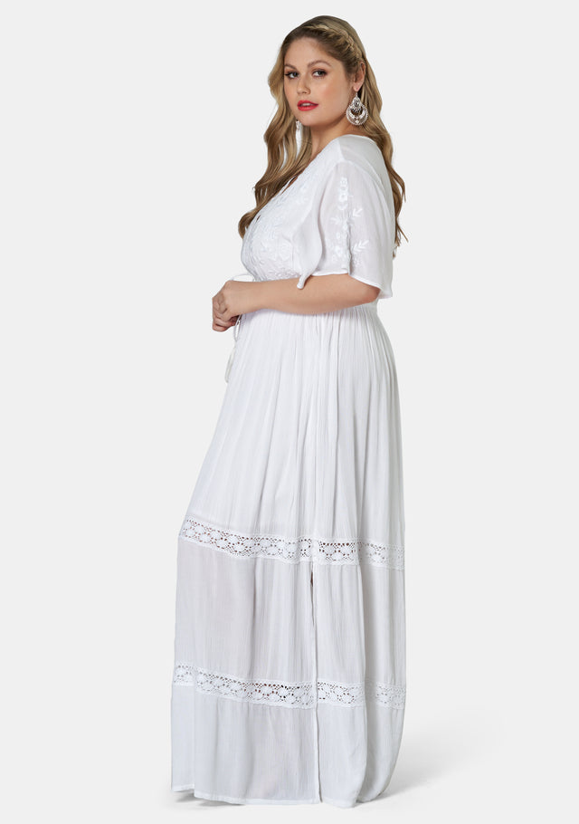 Floating Clouds Maxi Dress