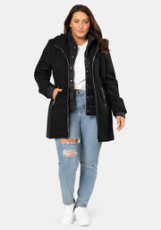 Abigail Zip Front Hood Jacket