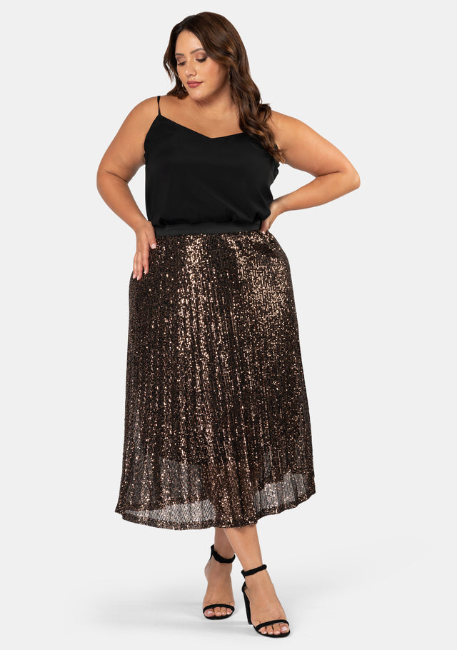 Sure Thing Sequin Skirt