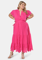 Ride Embroidered Cotton Dress