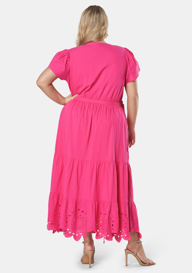 Ride Embroidered Cotton Dress