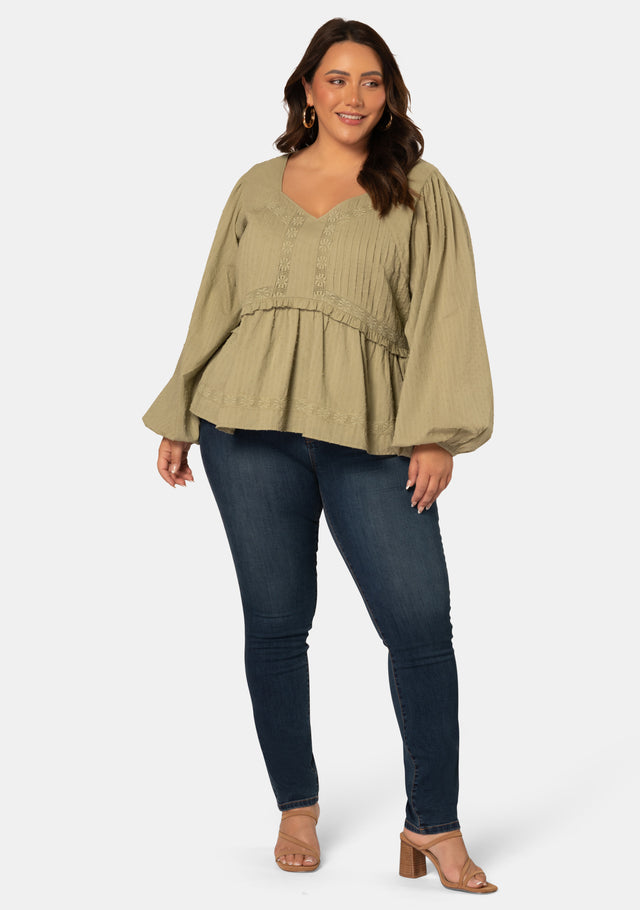 Neve Lace Trim Top