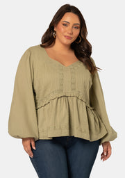 Neve Lace Trim Top