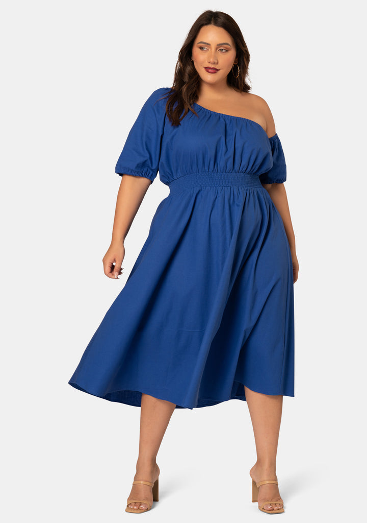Buy Brightside Midi Dress by PINK DUSK online - Curve Project