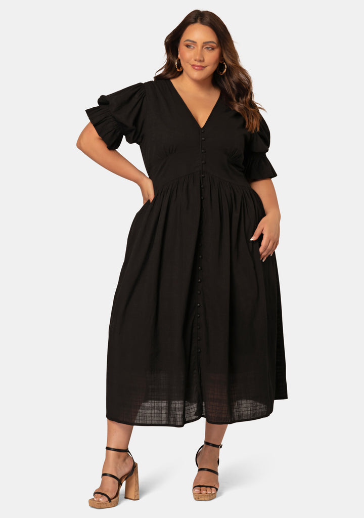 Buy Zendaya Midi Dress by SOMETHING 4 OLIVIA online - Curve Project