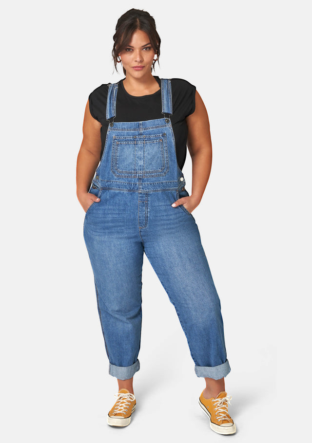 Buy Hailey Denim Overalls by INDIGO TONIC online - Curve Project