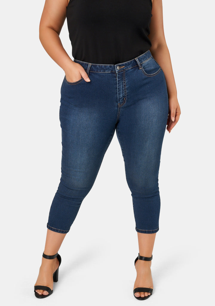 Buy Bobbie Curve Crop Jeans by INDIGO TONIC online - Curve Project