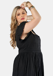 Sweet Pea Embroidered Maxi Dress