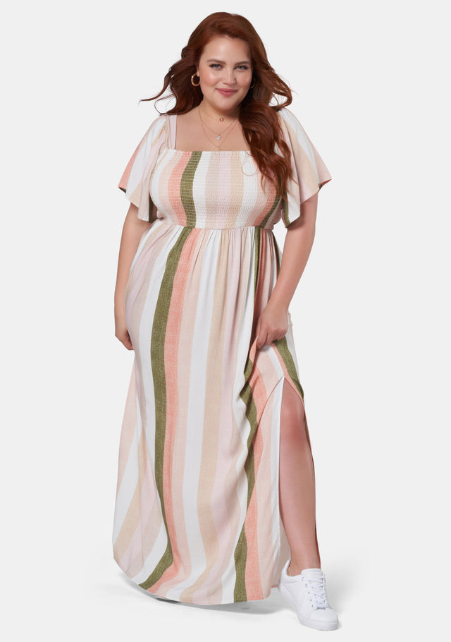 Dylla Stripe Maxi Dress