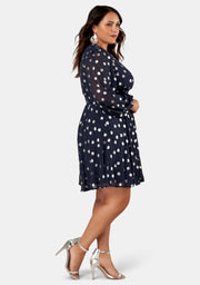 G Spot Print Midi Dress