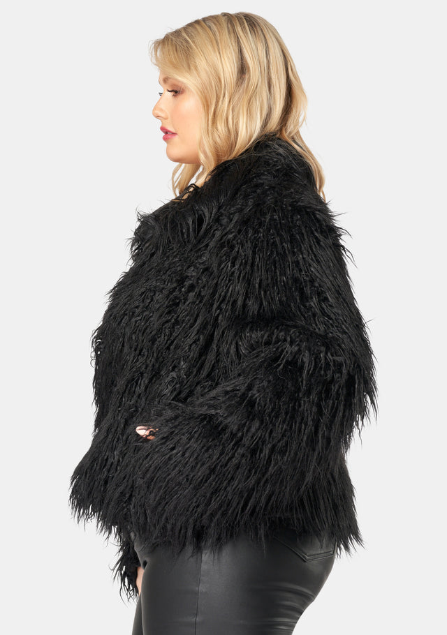 Hot And Erotic Fur Jacket