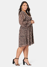 Midnight Delight Print Dress
