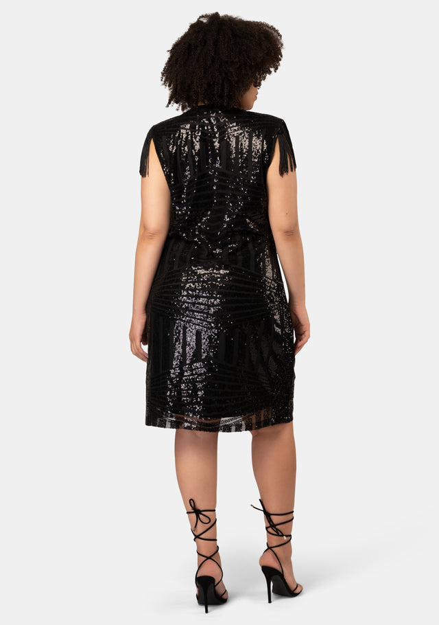 Over The Top Sequin Mini Dress