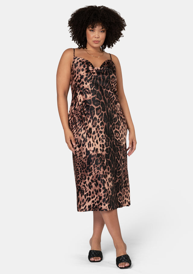 Struttin Leopard Slip Dress