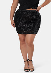 Courting Controversy Sequin Skirt