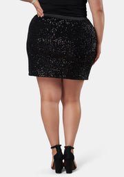 Courting Controversy Sequin Skirt